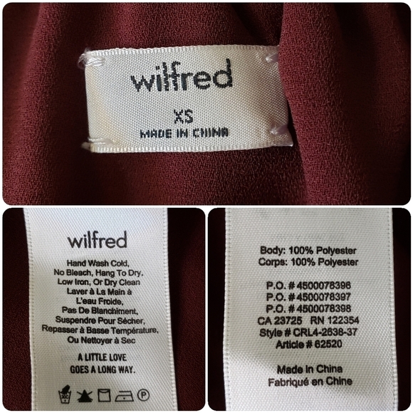 Aritzia Wilfred Morel off the shoulder blouse XS - Picture 6 of 9